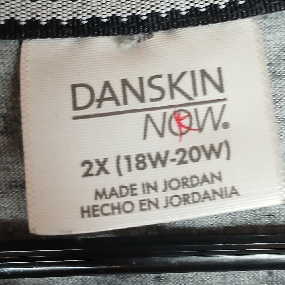 Danskin Now Gray Hoodie Sz 2x - Picture 2 of 3